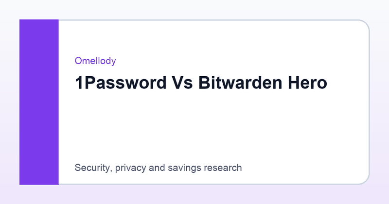 1Password vs Bitwarden: Which Password Manager Wins in 2026?